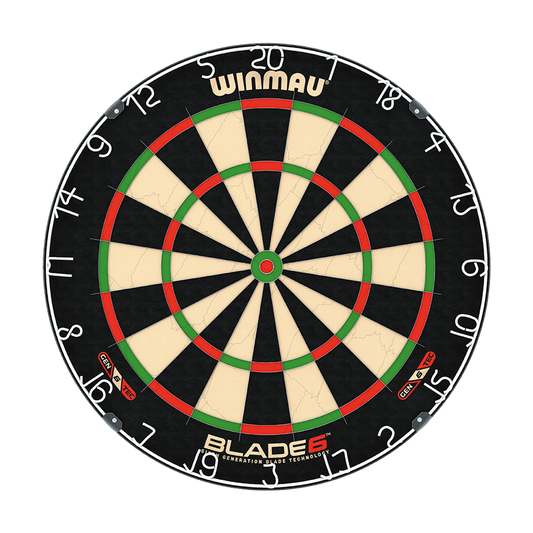 Winmau Blade 6 Steeldartboard, Verpackung
