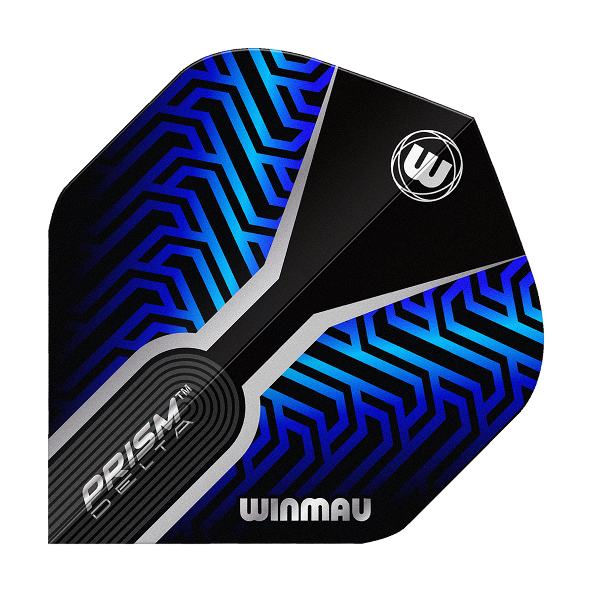 Winmau Prism Delta Standard Flights No2 in Blau und Schwarz