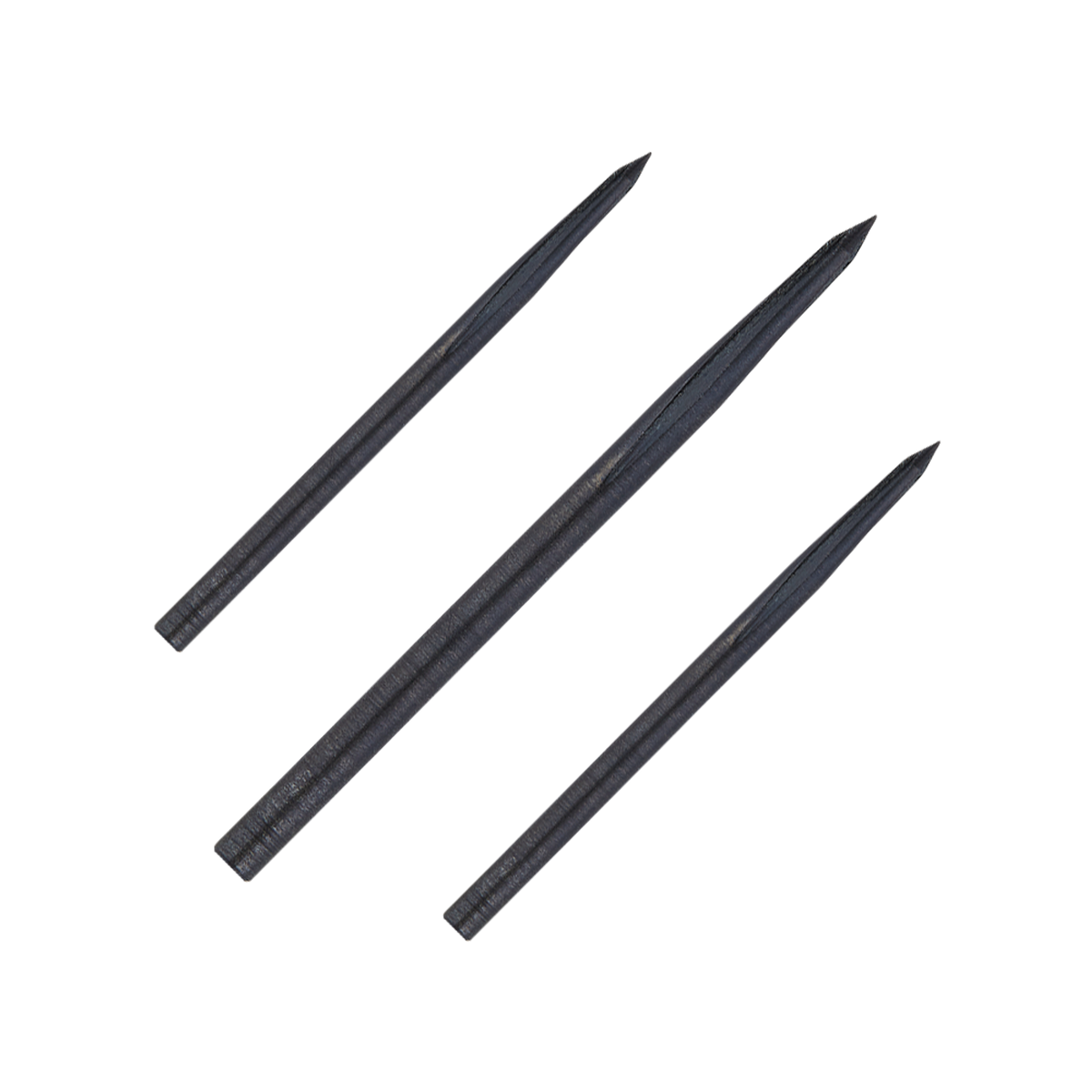 Unicorn Volute Noir Steeldartspitzen, 36 mm, ein Satz
