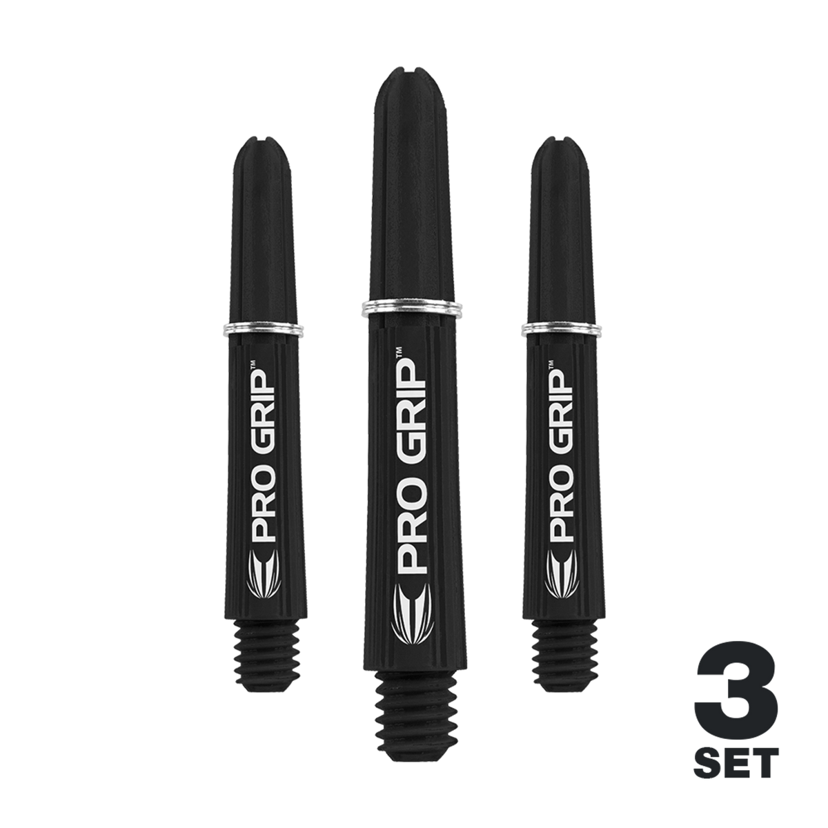 Target Pro Grip Shafts, Detailansicht des gerändelten Gewindes