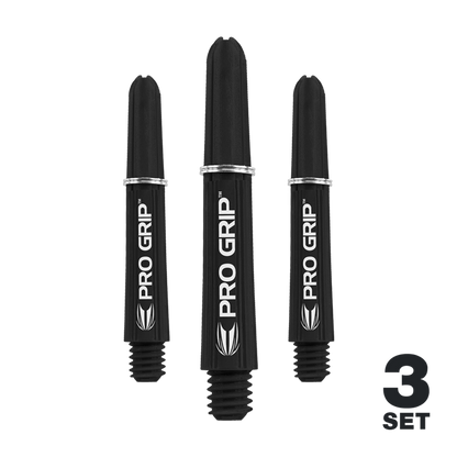 Target Pro Grip Shafts, Detailansicht des gerändelten Gewindes