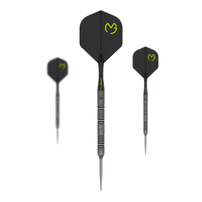 Winmau van Gerwen Signature, Detailansicht des Barrel-Griffprofils