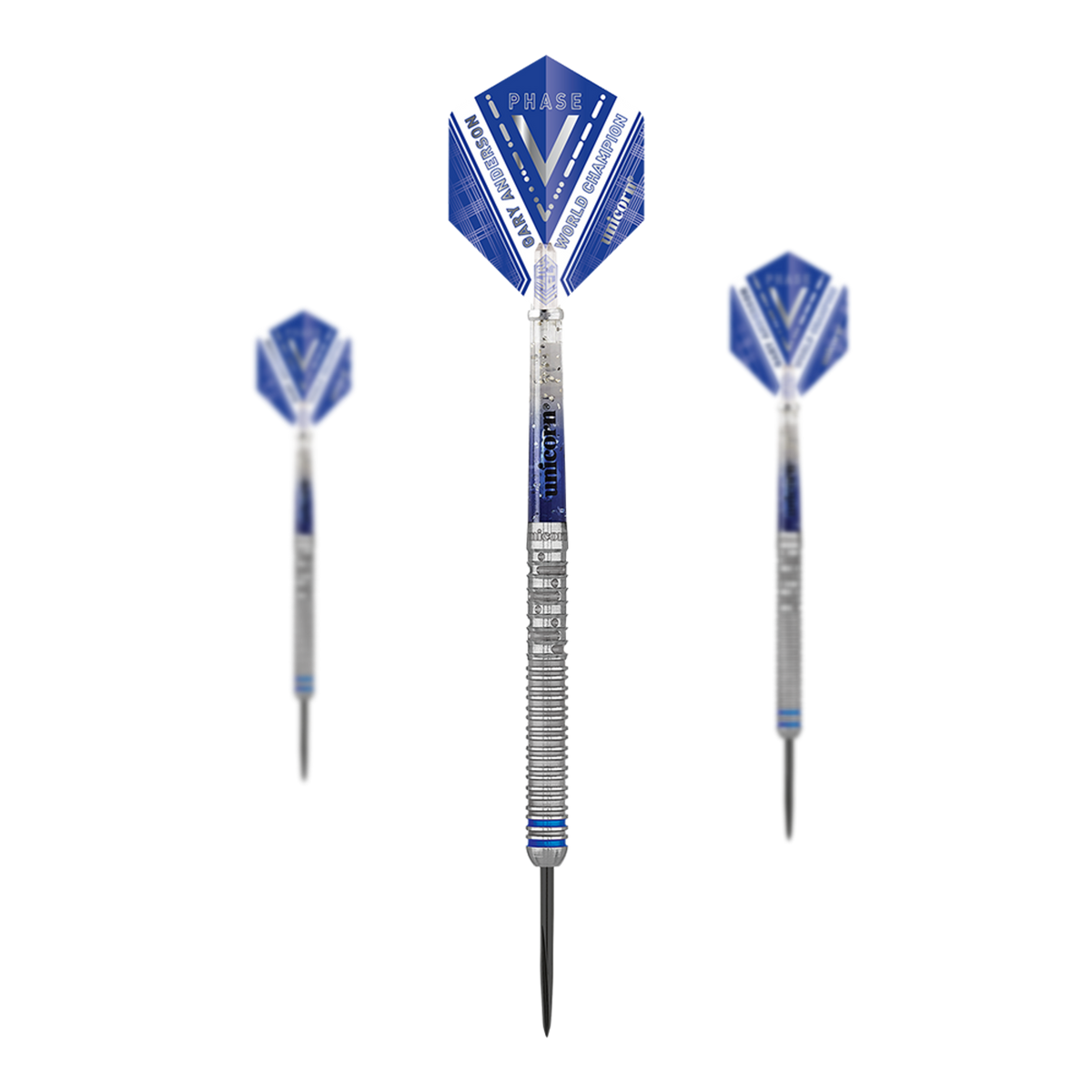 Unicorn Phase 5 Gary Anderson Steeldart mit 23 Gramm Barrel