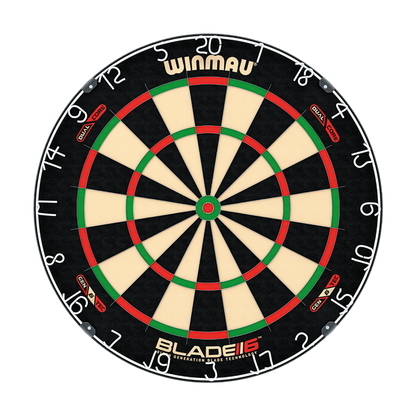 Winmau Blade 6 Dual Core Steeldartboard, Verpackung