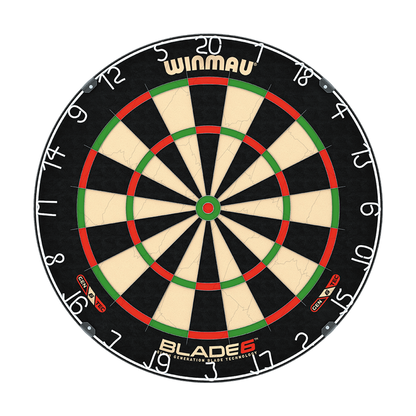 Winmau Blade 6 Steeldartboard, Verpackung