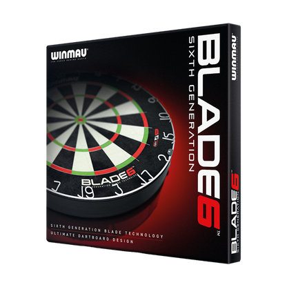 Winmau Blade 6 Steeldartboard mit dünnen Rail-Drähten