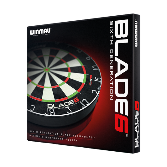 Winmau Blade 6 Steeldartboard mit dünnen Rail-Drähten
