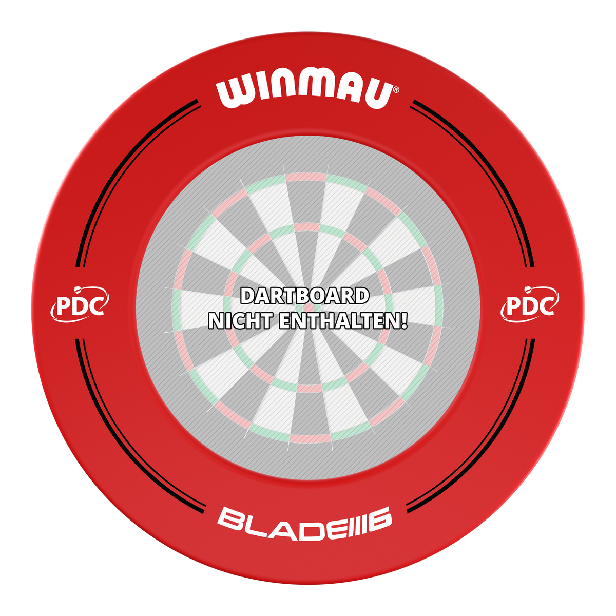 Winmau PDC Dartboard Surround in Rot
