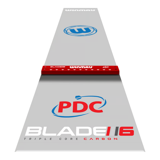 Winmau Clearzone PVC Dartmatte mit aufgedruckter Oche