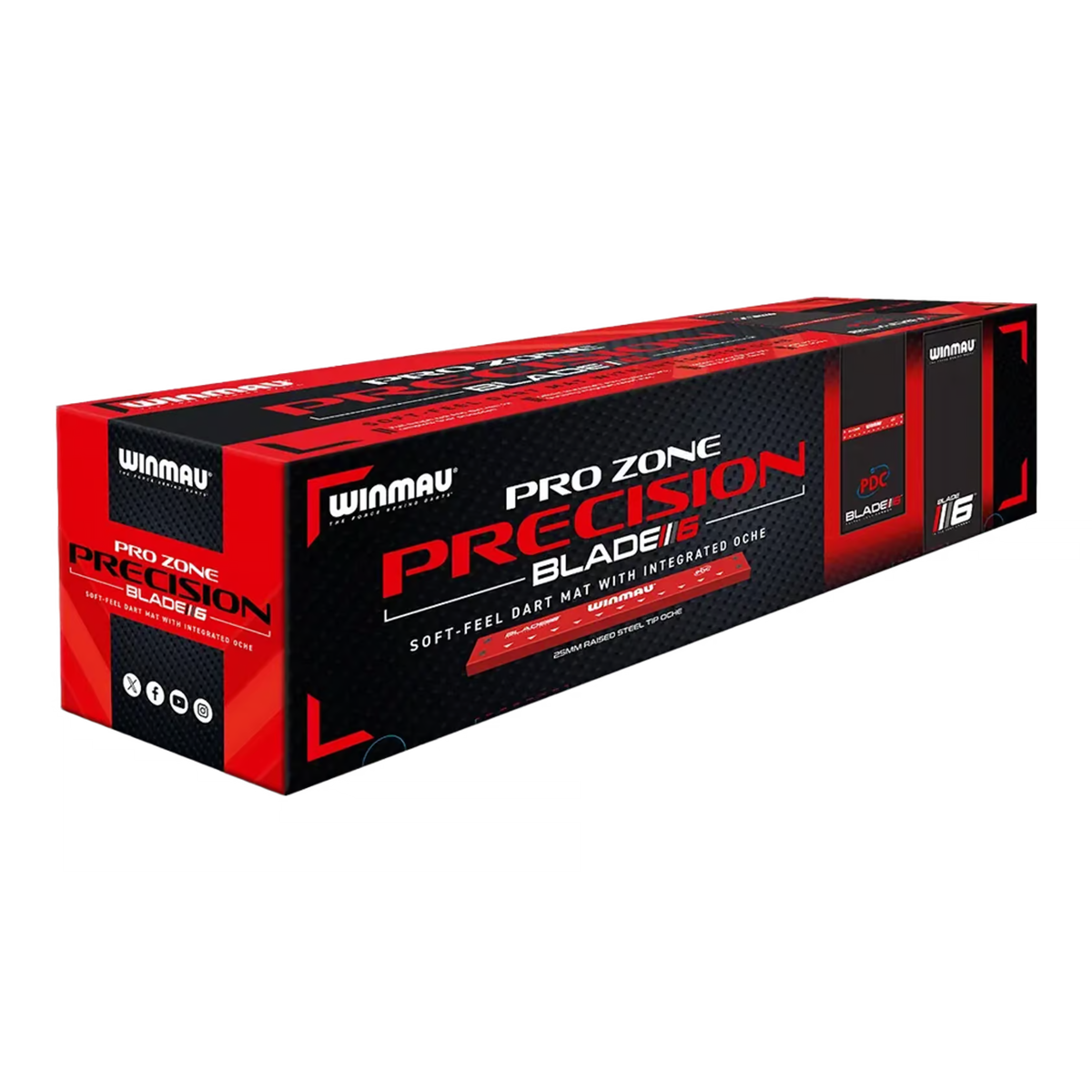 Winmau Pro Zone Precision Dartmatte, Verpackung