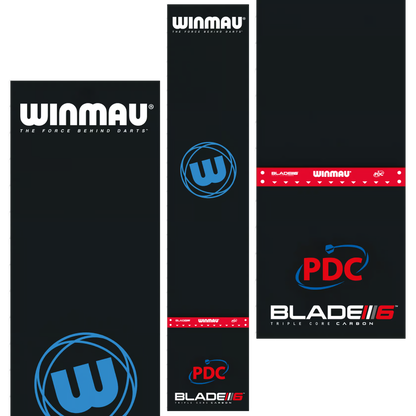 Winmau Pro-Zone PVC Dartmatte, Detailansicht der Oche-Markierung