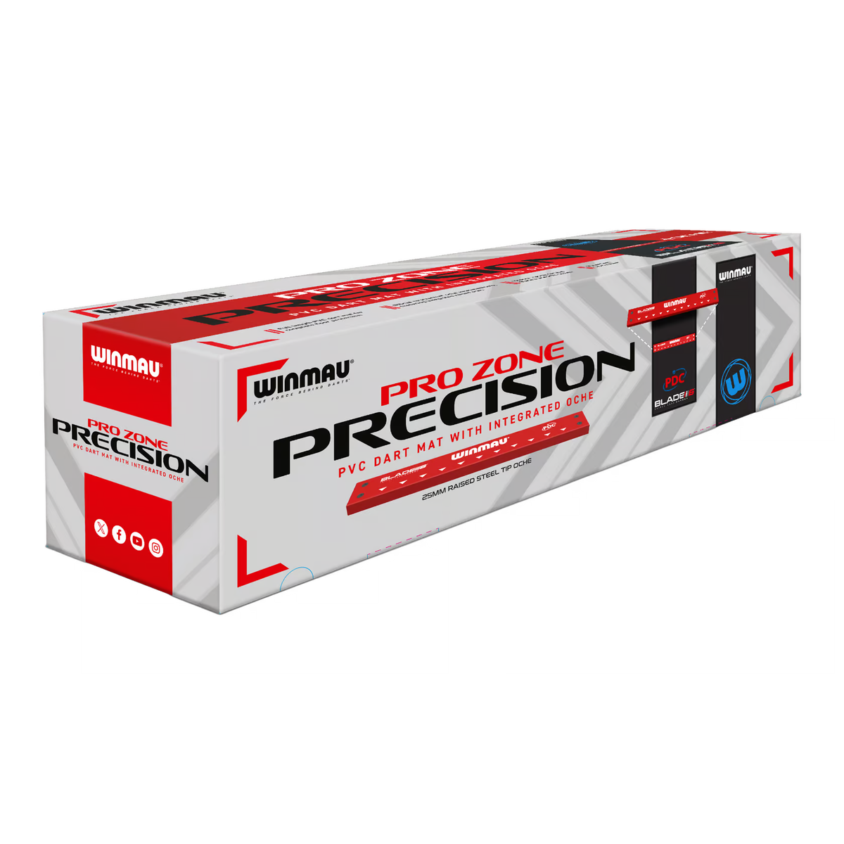 Winmau Pro-Zone PVC Dartmatte, Verpackung