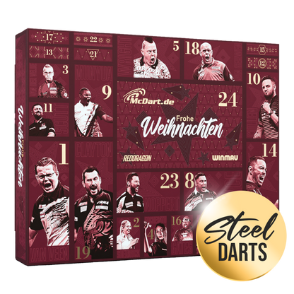 McDart Premium Adventskalender 2026 für Steeldart-Spieler