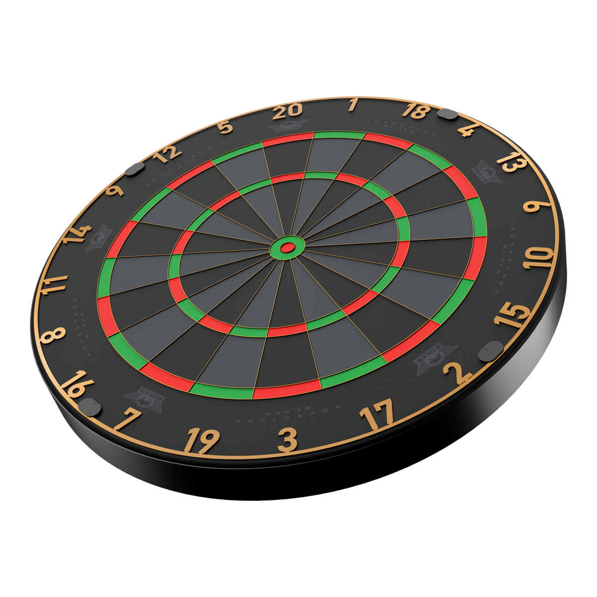 Segmente mit symmetrisch aufgebrachten Logos am Bulls NL Advantage Board
