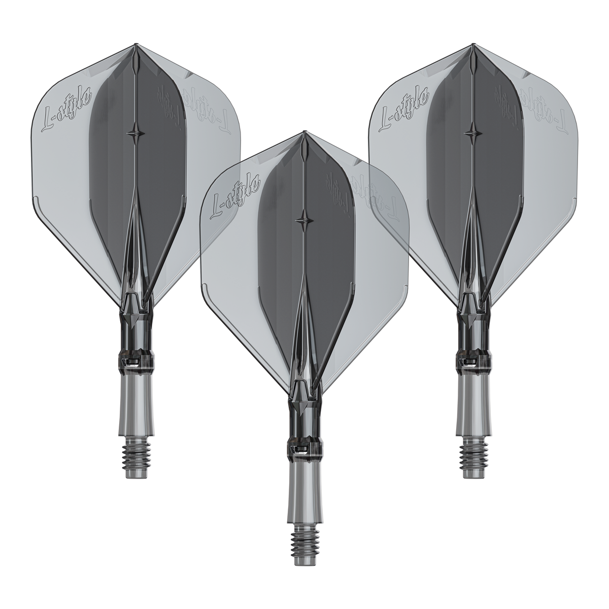 L-Style L-System Clear Black, Set mit drei Flights und Shafts