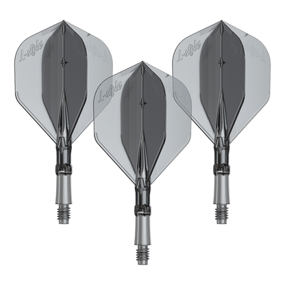 L-Style L-System Clear Black, Set mit drei Flights und Shafts