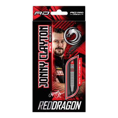 Red Dragon Jonny Clayton Original 2 Steeldart mit 24 Gramm Barrel