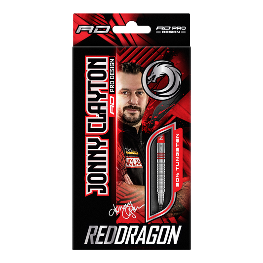 Red Dragon Jonny Clayton Original 2 Steeldart mit 24 Gramm Barrel