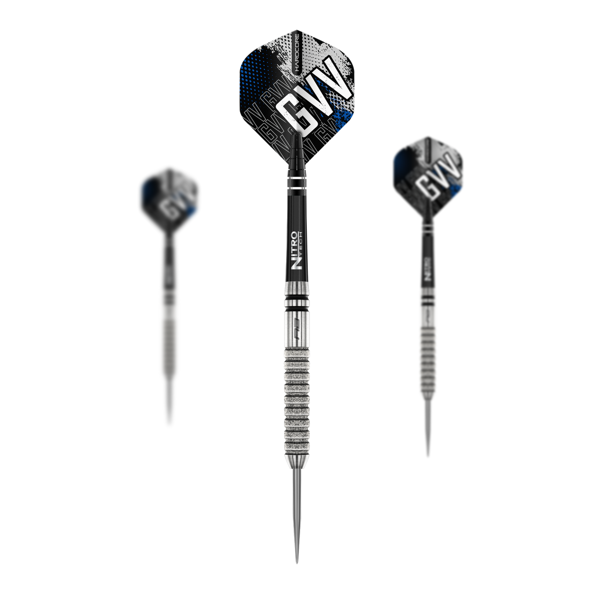 Gian van Veen Tour Edition, Set mit drei Barrels, Shafts und Flights