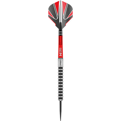 Red Dragon Javelin Black Steeldart mit schwarzem Tungsten-Barrel