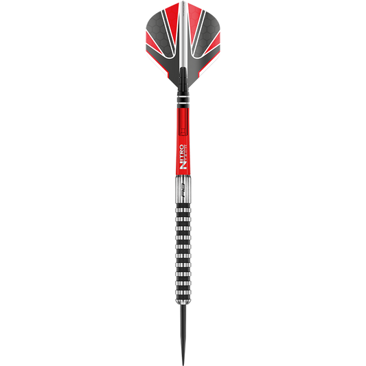Red Dragon Javelin Black Steeldart mit schwarzem Tungsten-Barrel