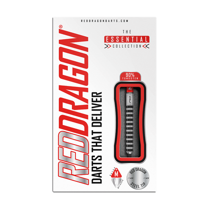 Red Dragon Javelin Black Steeldarts, Set mit Shafts und Flights